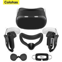 สำหรับ Oculus เควส2แว่นตาควบคุมจับฝาครอบป้องกันกรณีชุดหูฟังใบหน้าปกตา Pad สำหรับ Oculus Quest2 VR อุปกรณ์เสริม