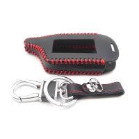 ❒✶ A91 Leather Key Case For Starline A91 A61 B9 B6 B61 Car LCD Alarm Remote Controller Keychain Cover Hand-Made Style Accessories