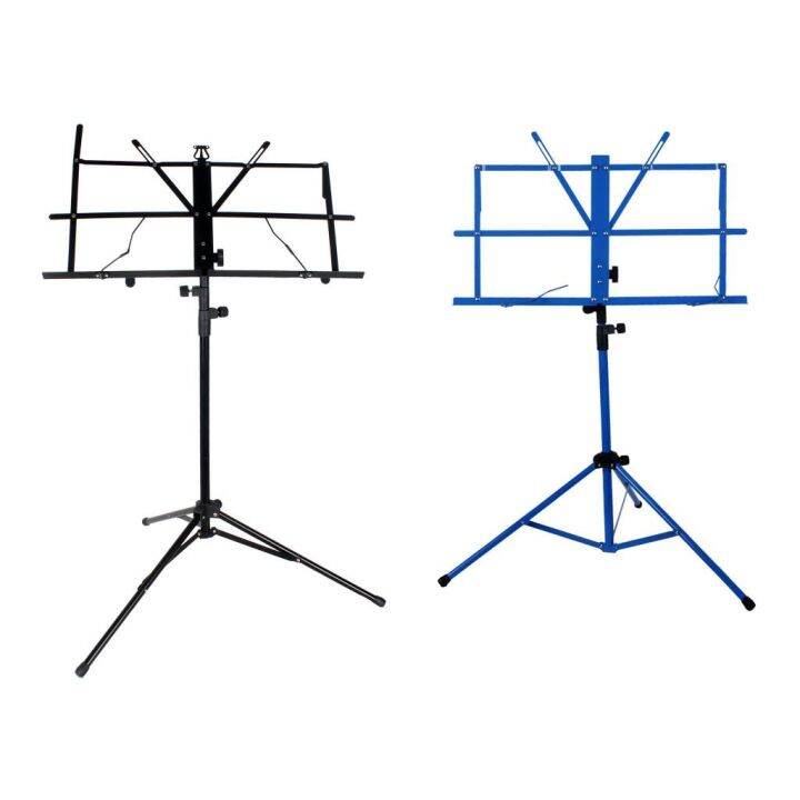 folding-professional-heavy-duty-music-stand-sheet-music-stand-w-clip-holder