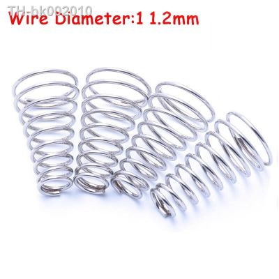 ✌✙⊙ Wire Dia 1 1.2mm 304 Stainless Steel Tower Spring Taper Pressure Spring A2 Conical Cone Compression Spring