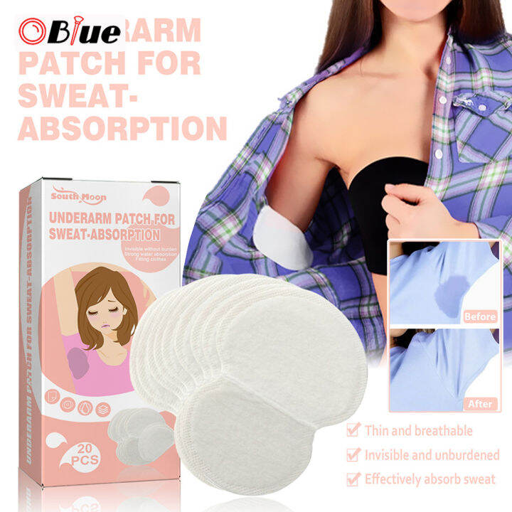 OBlue Adhesive Disposable Sweat Pad Armpit Antiperspirant Deodorant