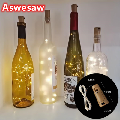 LED Wine Bottle Lights with Cork,123M Cork Lights Fairy Mini String Lights for Liquor Bottles Crafts Party Wedding Decoration