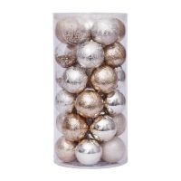 Christmas Baubles 30Pcs Christmas Tree Baubles Box Package Christmas Tree Decoration Christmas Hanging Balls Gifts