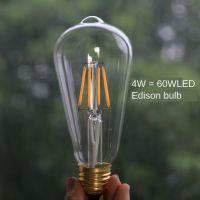 E27 Retro ประหยัดพลังงานแสงสีขาวบวกสร้างสรรค์แหล่งกำเนิดแสงหลอดไฟ LED ปรับแสง E27 2W 4W 6W 8W Edison Retro หลอดไฟประหยัดพลังงานหลอดไฟแอลอีดีหลอดไฟ LED หลอดโคมไฟ Body Gold: ขาวแรงดันไฟฟ้า: 220V ครับ