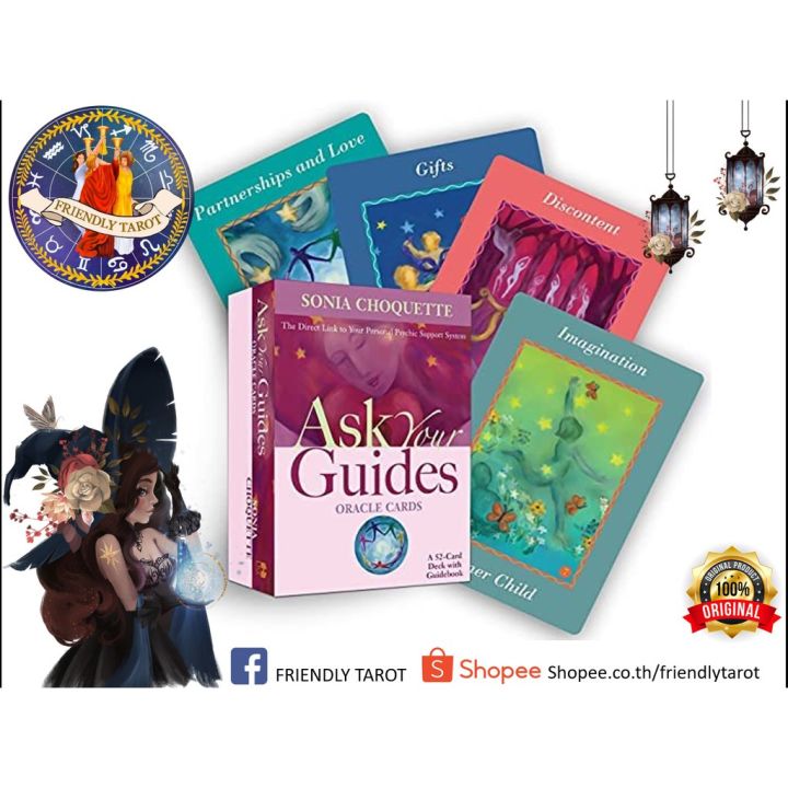 ไพ่ออราเคิลชุด ASK YOUR GUIDES ORACLE ไพ่แท้ลิขสิทธิ์ ไพ่ดูดวง | Lazada ...