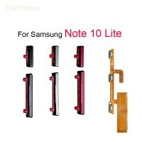 ปุ่มเปิดปิด Flex Out ปุ่มปรับระดับเสียงด้านข้างสำหรับ Samsung Galaxy Note 10 Lite