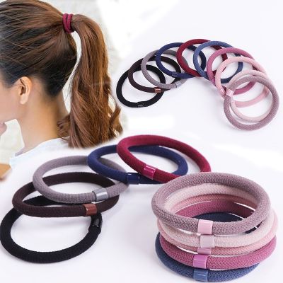 【CC】✽  10Pcs/Lot Fashion Elastic Rubber Bands Hairband Headwear Headband Holder Scrunchie Hair Accessories