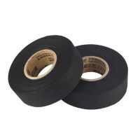 A Roll เทปผ้าผ้าสักหลาดเทปผ้า38/ 25/19Mm เทปกาวผ้าสำหรับสายรถยนต์รถยนต์เทปกาวบังเหียนมีสายสีดำ