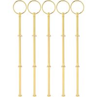 5 Wedding Metal Gold 3 Tier Cake Stand Center Handle Rods Fittings Kit