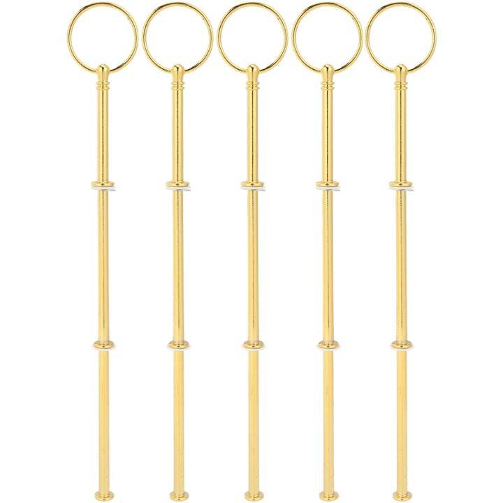 5-wedding-metal-gold-3-tier-cake-stand-center-handle-rods-fittings-kit