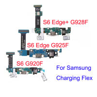 Original ชาร์จพอร์ต Flex Board สำหรับ Samsung Galaxy S6 Edge Plus G920F G925F G928F