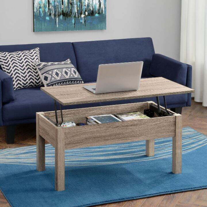 Mainstays Living Room Lift Top Coffee Table Work Surface End Table With