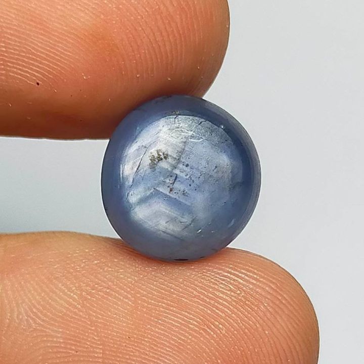 พลอย-แซฟไฟร์-ไพลิน-นิหร่า-ดิบ-ธรรมชาติ-แท้-unheated-natural-blue-star-sapphire-12-82-กะรัต