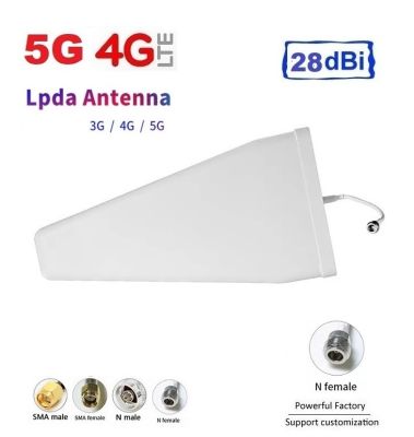 เสาอากาศ 4G Router 28dBi LPDA 3G 4G 5G Antenna High Gain Signa Booster