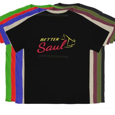 Classic T-Shirt for Men Better Call Saul Jimmy TV Hipster Cotton Tee Shirt Summer Tops Men T Shirts T-shirts Christmas Present