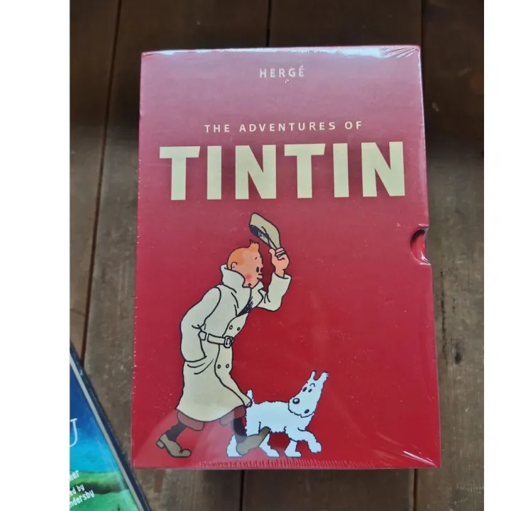 Tintin Collection The Adventures of Tintin (8 books) hardcover box set ...