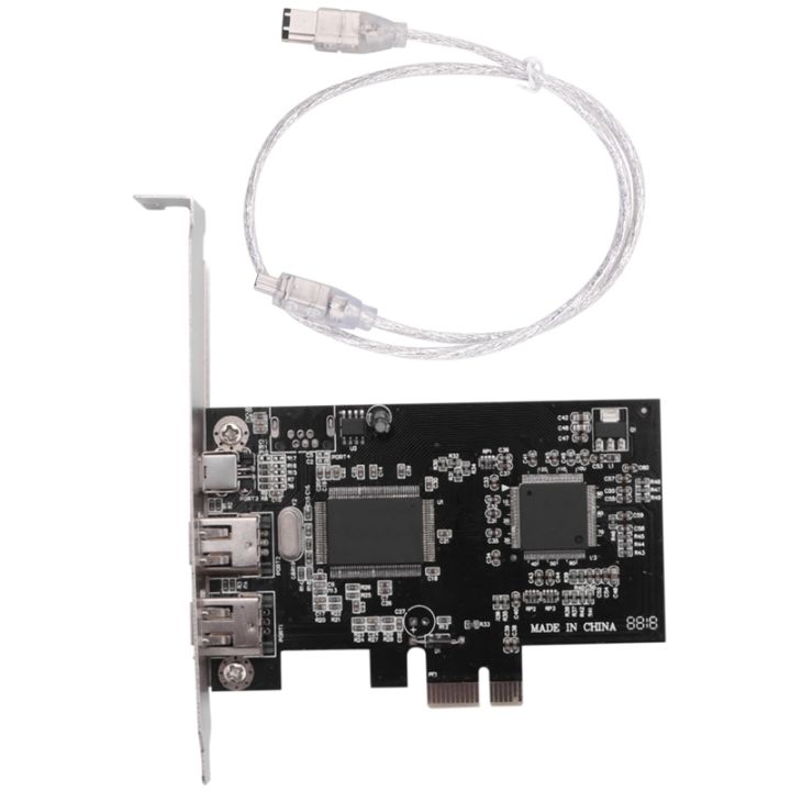 PCIe Firewire Card for Windows 10,IEEE 1394 PCI Express Controller 4