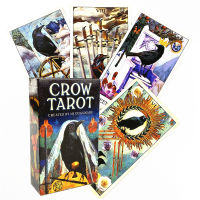 2021 Crow Tarot Cards and PDF Guidbook Deck Party Playing games Fate Divination Cards Wholesale