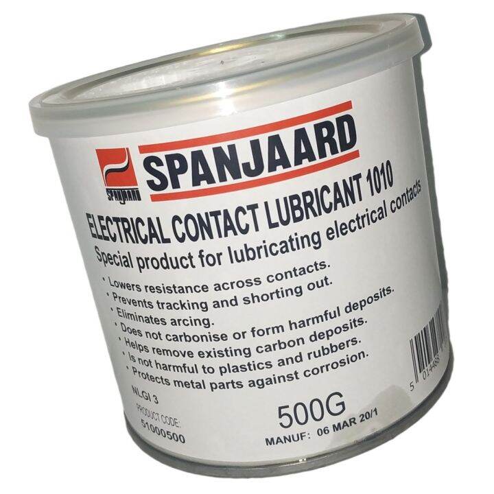 100 Authentic SPANJAARD ELECTRICAL CONTACT LUBRICANT 1010 ( 500 GRAMS