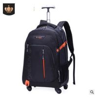 Men Travel Trolley Bag Rolling Luggage Backpack Bags On Wheels Wheeled Backpack For Business Cabin Travel Trolley Bag Suitcase