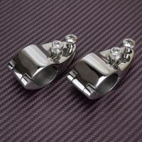 2Pcs 7/8" 22mm Hinged Jaw Slide Hinge Rail Mount Fitting Stainless Steel for Boat Yacht Bimini Top New Accessories