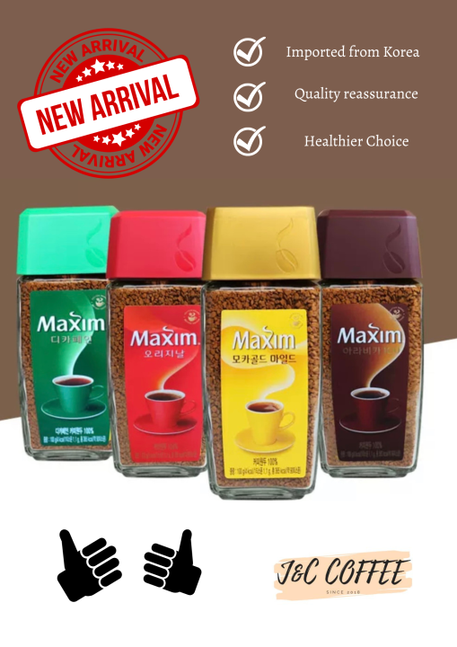 [Korea Maxim] Korean Instant Coffee Mix Container 100g (Mocha Gold