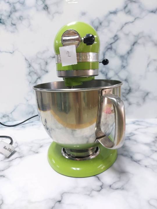 artisan-เครื่องผสมอาหาร-kitchenaid-artisan-สีเขียวแอปเปิ้ล-220v-เป็นสินค้า-refurbished-สนใจทักสอบถามแอดมินได้เลยนะคะ