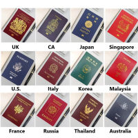 32 ประเทศจำลอง Passport Prop Notebook Creative Gift การถ่ายทำเครื่องเขียนอุปกรณ์การเรียน Journal Pocket Planner-Jieeu