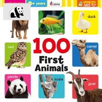 ⭐4.9 88+ชิ้น  สินค้าในประเทศไทย  100 First Animals (Board Book) จัดส่งทั่วไทย  หนังสือสำหรัเด็ก