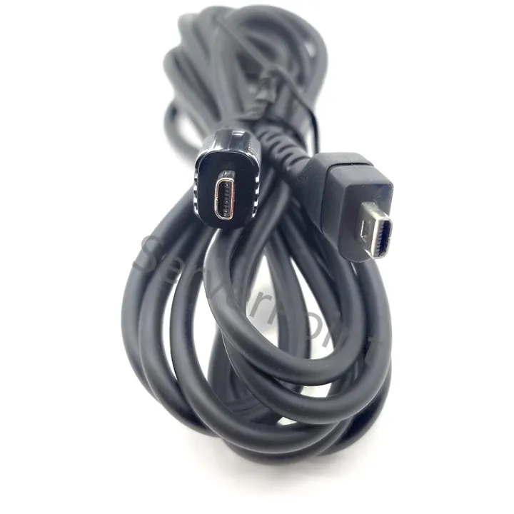Black Color USB ChatMix Dial Sound Card to Headset Extension Cord Cable