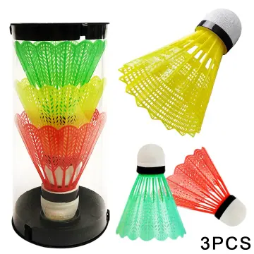 Plastic shuttlecock best sale online