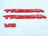 SET Gloss Red EMBLEM OVERLAY KIT FIT FOR 2016-2021 V6