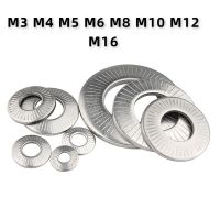 M3 M4 M5 M6 M8 M10 M12 M16 NFE25-511 A2 304 Cakram Baja Tahan Karat Pencuci Kunci Bergerigi Pegas Paking Elastis Knurled Kerucut