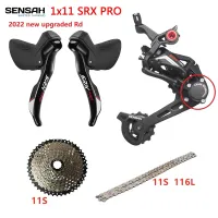 SENSAH SRX PRO ความเร็วในการ1X11,11 S Road Groupset, R/L Shifter + รางโซ่ล้อหลัง,กรวดจักรยาน-Cyclo-Cross