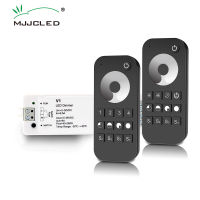 MJJC LED Dimmer 12v 24v 36v 2.4G RF Wireless Touch Remote Dimmer Switch RT1 RT6 RT8 V1 Single Color LED Strip Light Controller