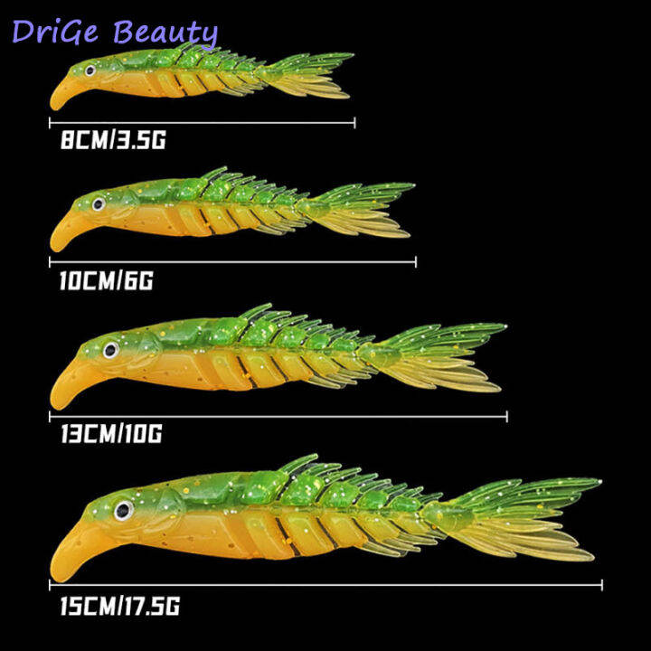 drige-เหยื่อปลอมสำหรับตกปลาเหยื่อเหยื่อตกปลาเหยื่อนุ่มสำหรับผู้ชาย-เหยื่อล่อปลาสำหรับเหยื่อตกปลาเบสของขวัญ1ชุด