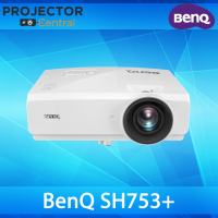 BenQ SH753+ Full HD DLP Projector : Full HD resolution at 5,000 ANSI Lumens brightness and with a high contrast ratio of 13,000:1