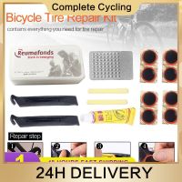 ✾✱ Bicycle Tire Repair Kits Mountain Bike Repair Tool Cycling Flat Tire Repair Rubber Patch Glue Lever Set Tire Fix Kit Accessories