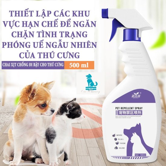 Xịt chống đi bậy cho chó mèo daoliqi - xịt chống cắn phá cho thú cưng 500ml - ảnh sản phẩm 3