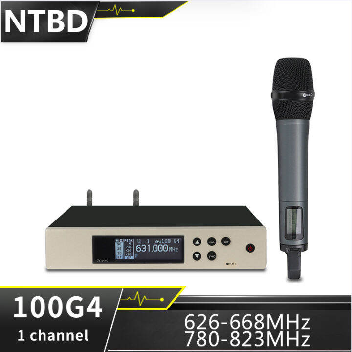NTBD EW100G4 Professional Wireless Microphone System With E835S