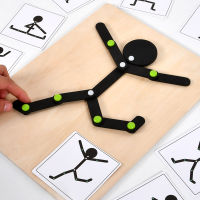 Montessori Wooden DIY Puzzle Toys Jigsaw Boards Educational Game Early Learning Toy For Children Preschool Fine Motor Training