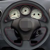 Black Hige Soft Faux Leather Car Steering Wheel Cover for Toyota Corolla Matrix MR2 2000-2008 RAV4 Celica IS200 IS300 1998-2005