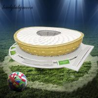 Classic DIY 3D Puzzle Jigsaw World Football Stadium European Soccer Playground Assembled Building Model Puzzle Toys for Children