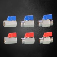 【hot】☽  1/8  1/4  3/8  1/2  Threaded BSP Male To Female Air Compressor Valves Gas Shut