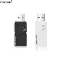 KEBETEME USB 3.0เครื่องอ่านการ์ดอะแดปเตอร์สมาร์ท TF เครื่องอ่านการ์ดความเร็วสูงเครื่องอ่านการ์ดสำหรับโทรศัพท์คอมพิวเตอร์ส่วนบุคคล