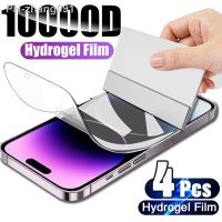 4PCS Full Cover Hydrogel Film On The For iPhone 13 14 Pro Max For iPhone 13 Mini 14 Plus 13 14 Pro Screen Protector