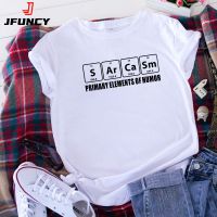 [Lanbo clothing] JFUNCY 2023ฤดูLanbo clothingผู้หญิง39; S เสื้อยืดผ้าฝ้ายโอเวอร์ไซส์พิมพ์ลายตัวอักษรเสื้อยืดผู้หญิงเสื้อยืดแขนสั้นสั้น