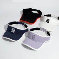 05-V8 หมวกวิ่ง หมวกกอล์ฟ ปักอักษร B [Boston] Premium Visor หมวกออกกำลังกายป้องกันUV