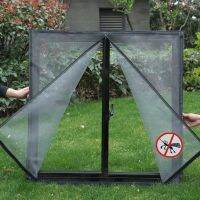 Mosquiteras Para Ventana Moustiquaire Fenetre Insect-Proof Zipper Screen Window Household] Invisible Screen Without Perforation