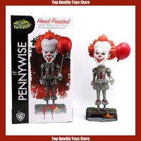 ตัวตลกสั่นหัวของเขากลับและสั่นรูปแบบมือของตุ๊กตาในรุ่น Q 1225 Pennywise โจ๊กรูปการกระทำของเล่น Dolls888